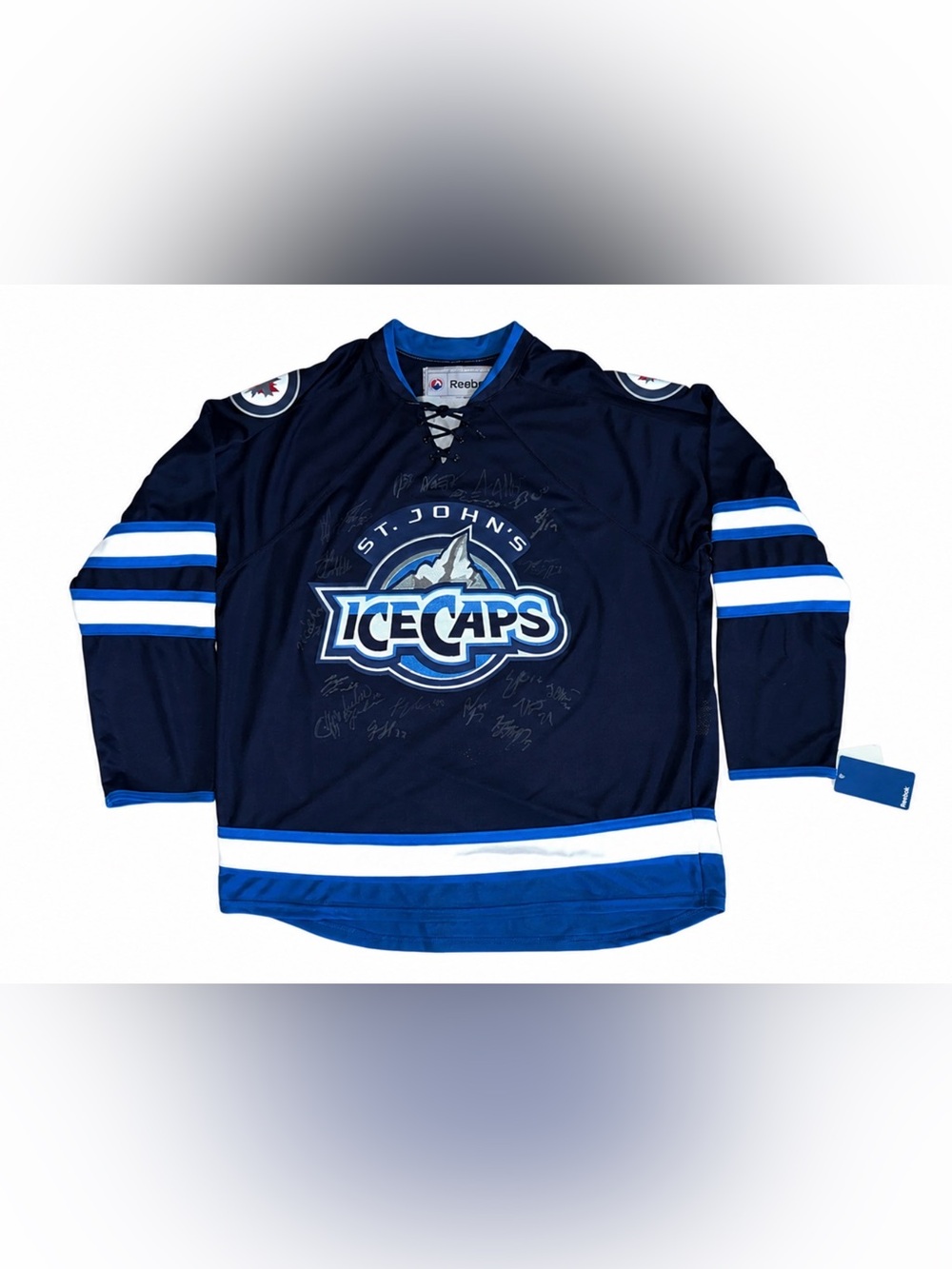 2012-2013 St.john’s Ice caps Autographed Men’s Hockey Jersey